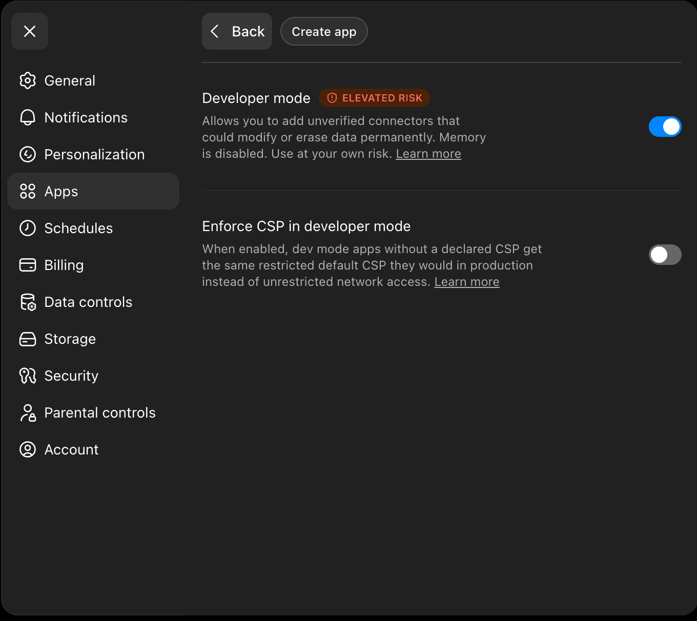 Enable Developer Mode