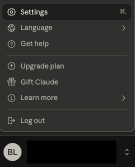 Navigate to Setting